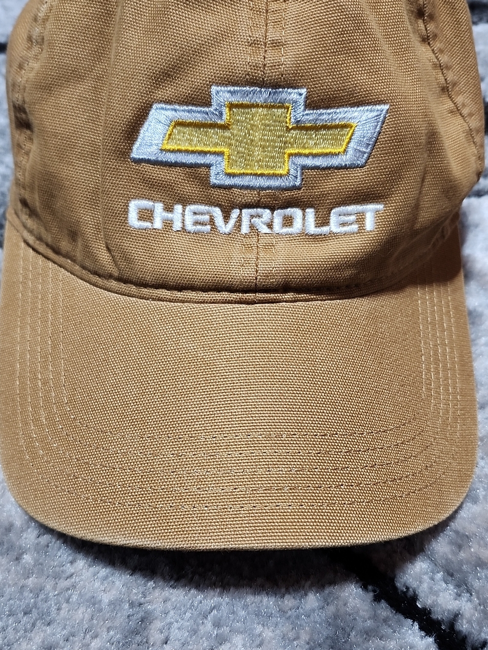 CARHARTT EMBROIDERED CHEVROLET CHEVY BOWTIE CARHARTT BROWN 2020 CAP HAT - Picture 3 of 13